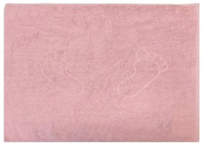 Dywanik łazienkowy EVOLA 50x70 cm jasnoróżowy, 100% bawełna