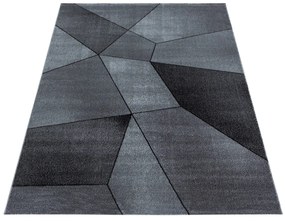 Dywan nowoczesny Beta wielokąty szary 200 cm x 290 cm