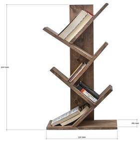Biblioteczka Cemo Wooden Walnut