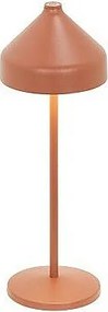 Lampa stołowa LED Zafferano AMELIE z możliwością ładowania i ściemniania w kolorze terakoty