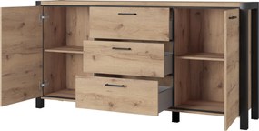 Komoda ATTIVO 180 cm do Salonu Sypialni Dąb