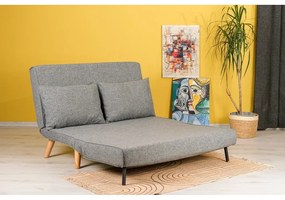 Szara rozkładana sofa 120 cm Folde – Artie