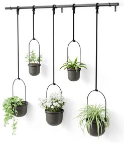 Plastikowe wiszące osłonki na doniczki na zioła zestaw 5 szt. ø 7,5 cm Triflora – Umbra