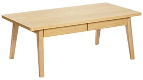 Stolik w dekorze dębu w naturalnym kolorze 60x120 cm Nice – Woodman