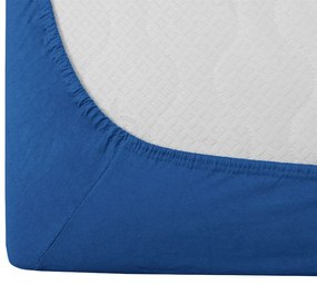 PrzytulneMieszkanie.pl Prześcieradło jersey EXCLUSIVE ciemnoniebieskie 180 x 200 cm