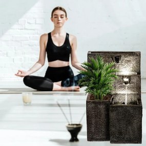 STILISTA  Fontanna ogrodowa, 48 x 42 x 76 cm, schody wodne