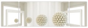 Obraz -Spojrzenie do wnętrza - abstrakcja (170x50 cm)