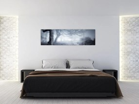 Obraz- Droga we mgle (170x50 cm)