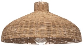 Lampa wisząca ORIGANES z rattanowym kloszem, Ø 58 cm