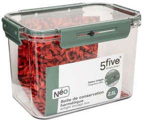 Hermetyczny pojemnik na żywność PP NEO z datownikiem, 2500 ml