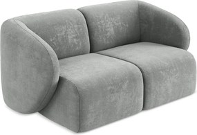 Szara sofa z tkaniny szenilowej 174 cm Lani – Makamii