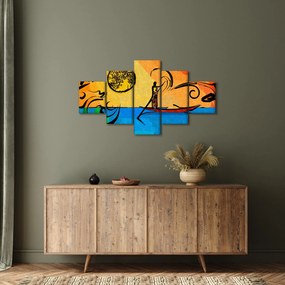 Obraz starożytnego obrazu (125x70 cm)