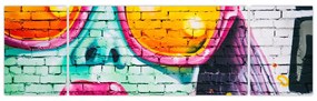 Obraz - Graffiti (170x50 cm)