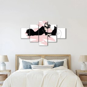Obraz - Modna dama (125x70 cm)