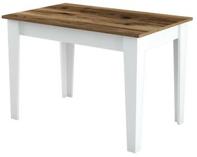 Stół do jadalni Kiev White and Walnut