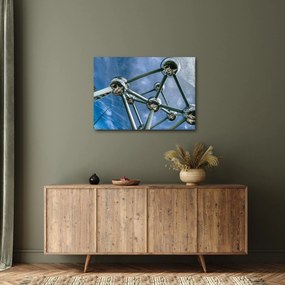 Obraz - Atomium w Brukseli (70x50 cm)