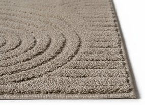 Dywan nowoczesny 3D Arc Geometria beżowy 120 cm x 170 cm