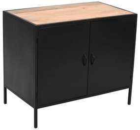 Szafka pod umywalkę metalowa - 2 półki z drzwiczkami - 95 cm - ORIONIS