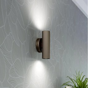 Eglo 902036 - Kinkiet PORTILLO 2xGU10/5W/230V brązowy