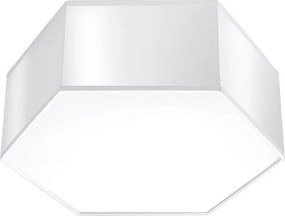 Plafony Nowoczesny Sunde, Pvc - 2 Źródło - L.30.5 X H.11.5 Cm - Biały