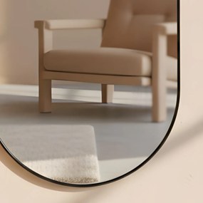 Dekoracyjne lustro wiszące ALVA, 80 x 30 cm