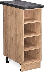 Półka kuchenna złoty dąb energetyczny 30x60x82 fame-line