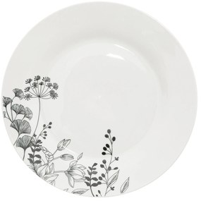 Porcelanowa zastawa dla 6 osób WHITE FLORAL, 18 elementów