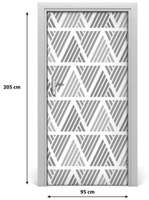 Naklejka fototapeta na drzwi Geometryczne tło