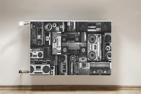 Magnes dekoracjny na kaloryfer Old school boombox