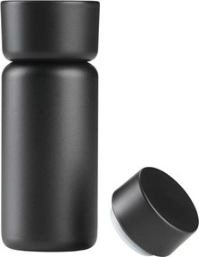 Czarny kubek termiczny ze stali nierdzewnej 400 ml Singles – Zone