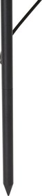 Zestaw 3 nowoczesnych lamp ogrodowych na szpilkach czarnych z LED IP44 - Garly Ball
