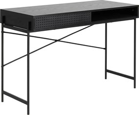 Czarne loftowe biurko R7-C73