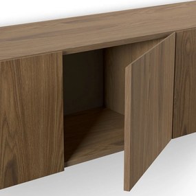 Szafka pod TV w dekorze dębu w naturalnym kolorze 180x38x35 cm Daroca – Marckeric