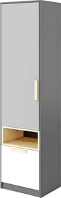 Nowoczesny regal z drzwiczkami G2-T75
