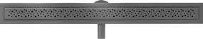 Mexen Flat 360° M12 odpływ liniowy obrotowy 100 cm, gun gray szczotkowany - 1E21100-40