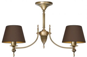 Lampa wisząca z dwoma abażurami A-S2AKm