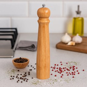 Excellent Houseware Młynek bambusowy do przypraw, 6 x 31 cm