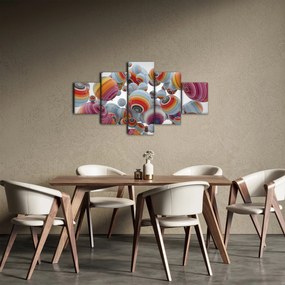 Obraz malowanych kulek (125x70 cm)