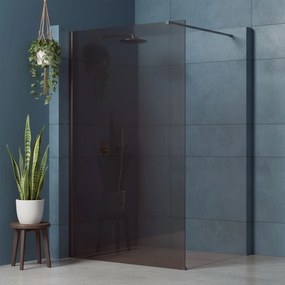 Kabina prysznicowa Walk-In Rea Flexi Brown / Tytan 110