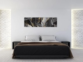 Obraz - Złota dżungla (170x50 cm)
