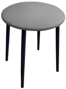 Taboret TRIX D22 jasny szary podstawa czarna