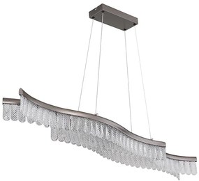 Globo 67348H - LED Żyrandol na lince JULIET LED/35W/230V 3200K matowy chrom