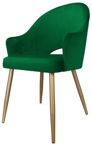 Krzesło obrotowe Velvet podstawa złota MG25