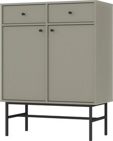 Komoda TORINO 84 cm do Salonu Sypialni Odcienie zieleni