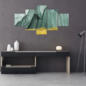 Obraz - Emerald Mountains N⁰3 (125x70 cm)
