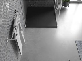 Mexen Amon brodzik kwadratowy SMC 80 x 80 cm, czarny - 4F708080