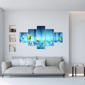 Obraz - Mistyczna leśna polana (125x70 cm)