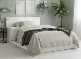 Łóżko SOFIA 180 x 200 cm, białe Stelaż: Ze stelażem listwowym rolowanym, Materac: Materac Coco Maxi 20 cm