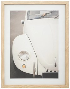 Plakat w ramie z retro samochodem VIVIEN, 30 x 40 cm