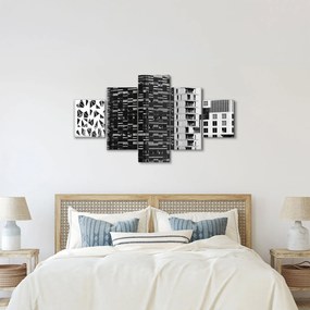 Obraz architektury czarno-białej (125x70 cm)